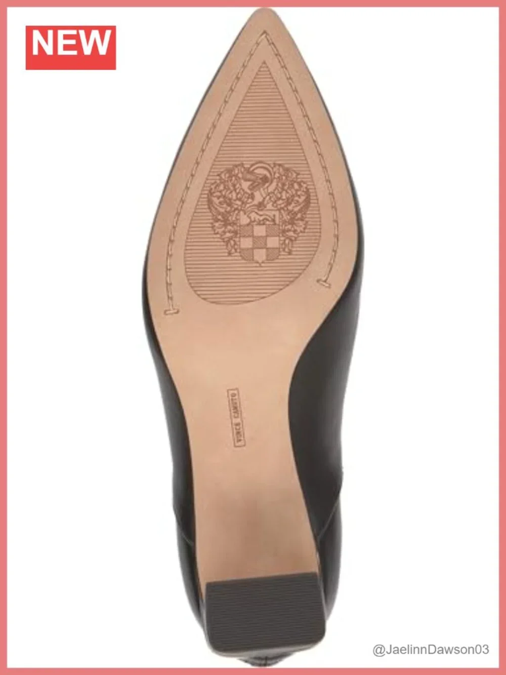 Vince Camuto Leather Block Heel Pumps